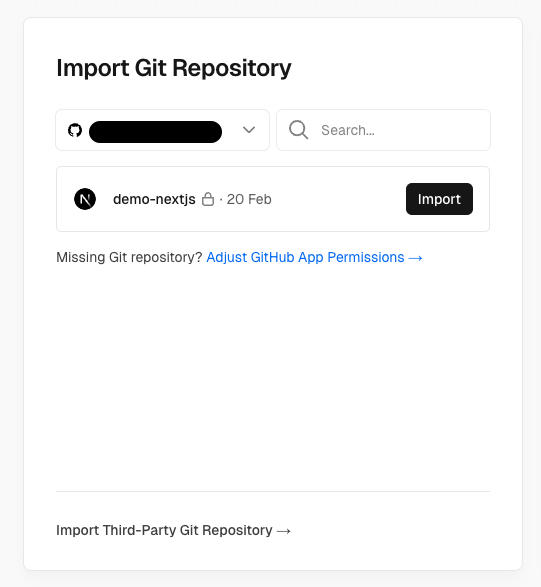 Connect Repository