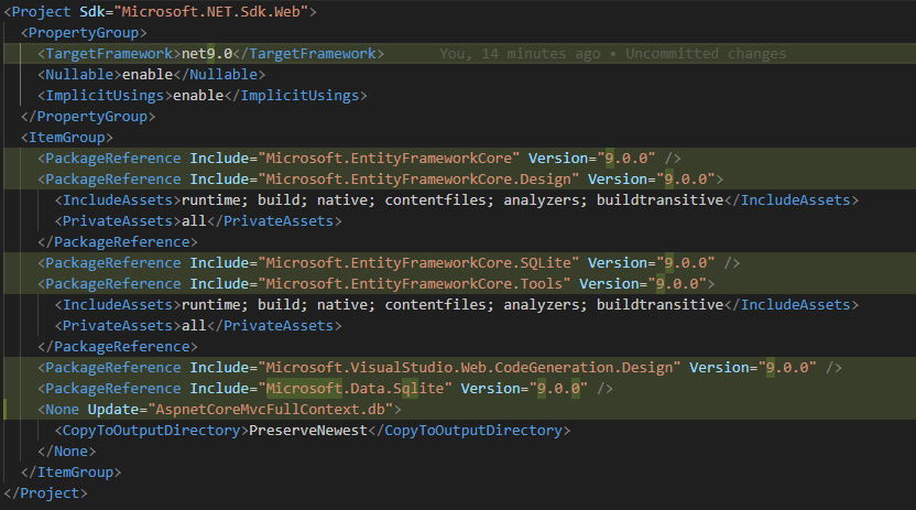 migrate to dotnet 9